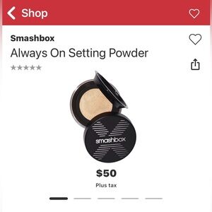 Smashbox Trans. Light Always On blurring setting powder